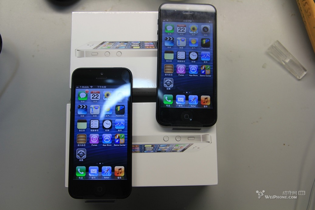 iphone5美国V版,移动、电信剪卡测试成功7