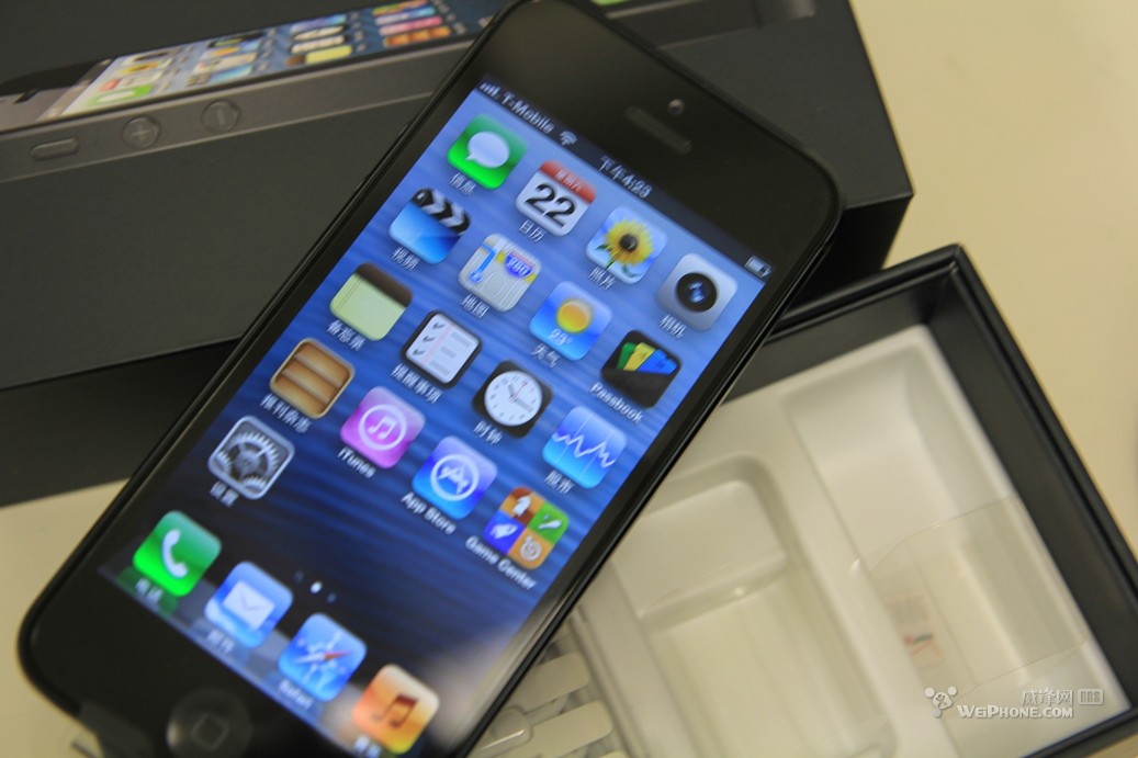 iphone5美国V版,移动、电信剪卡测试成功1