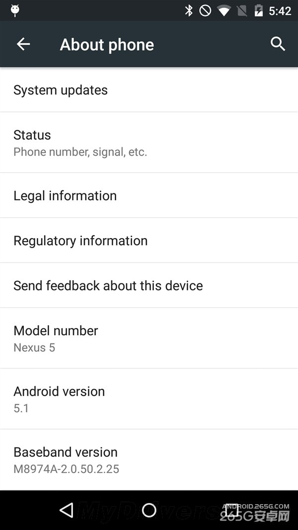 Nexus系列Android 5.1官方原厂镜像、驱动程序及源代码开放 附下载地址1