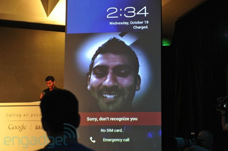 谷歌Android4.0发布会出糗：面部识别不认人1