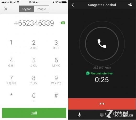 谷歌环聊支持国际长途第一分钟免费打1