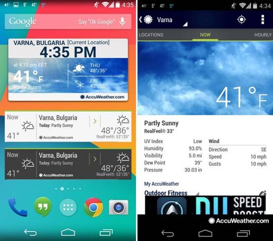 20款最优秀的Android天气应用13