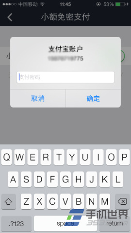 手机支付宝怎么开通小额免密支付5
