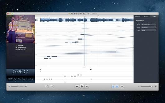 Capo可自动识别音乐生成乐谱2