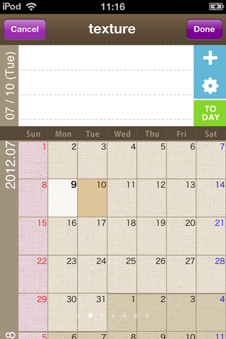 日历应用“Kurumaki Calendar”评测4