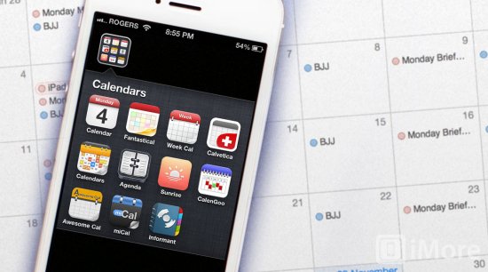 12款iOS平台日历应用界面比较 三年级活动日历图片