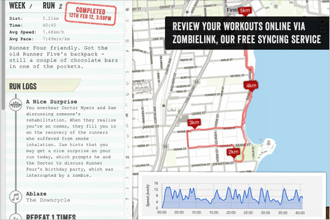 制定锻炼计划“Zombies，Run！5K Training”应用4