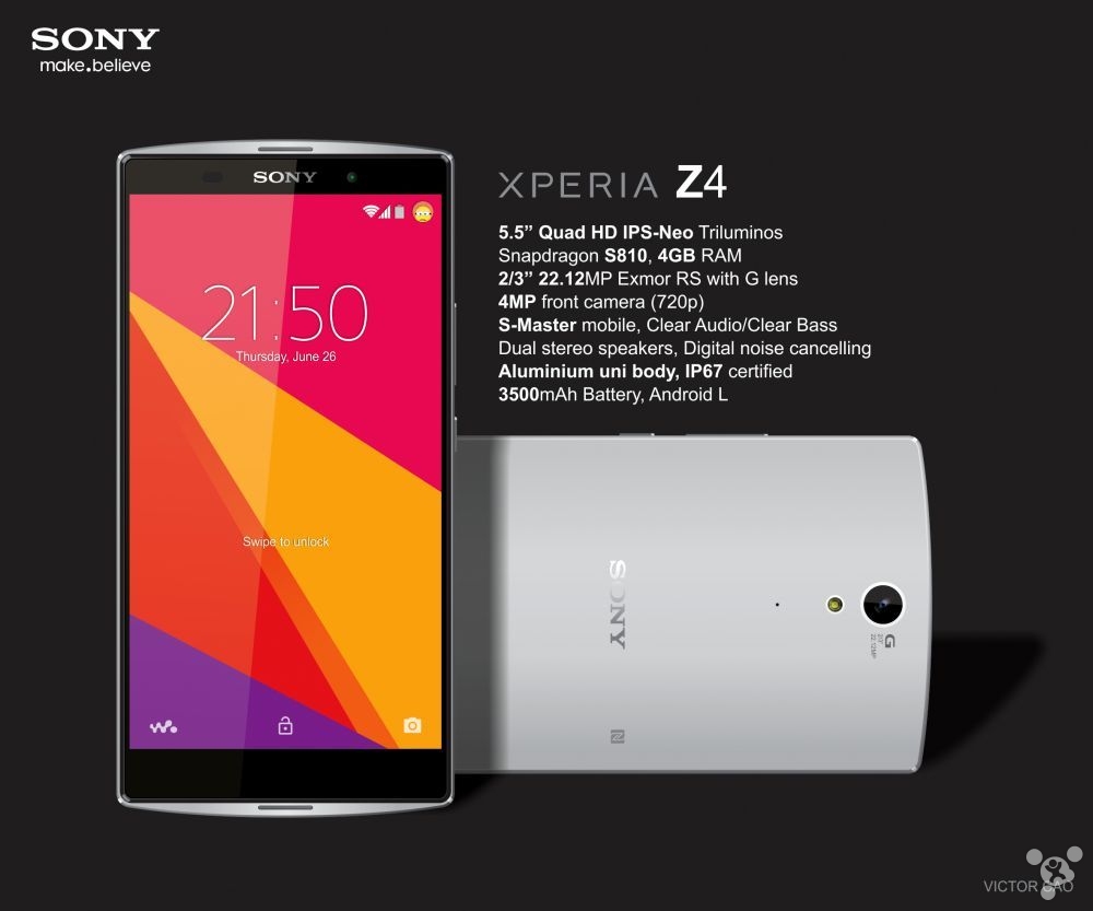 六款颜值爆表的索尼Xperia Z4概念设计图赏4