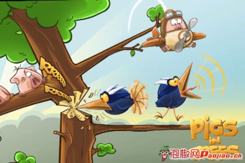 可爱横版2D动作游戏评测：猪会上树还会飞4