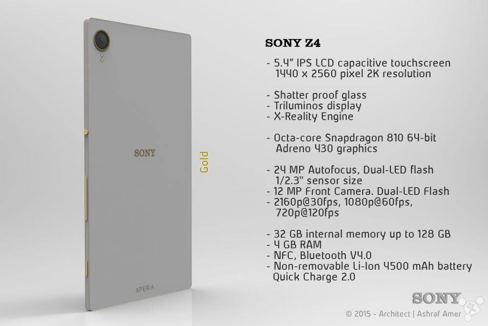 六款颜值爆表的索尼Xperia Z4概念设计图赏3