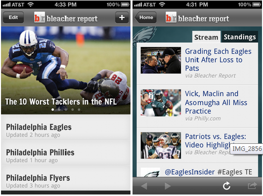 体育爱好者的新闻聚合iOS应用：Team Stream3