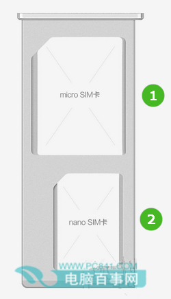 小米Note安装SIM卡方法2