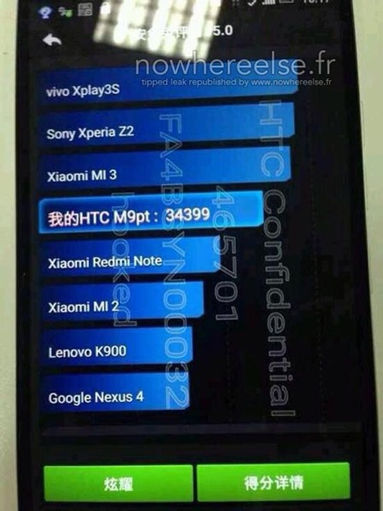 HTC M9跑分多少2