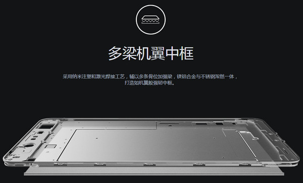 vivo X5Max多梁机翼中框是什么2