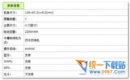 红米1s电信4g版参数配置1