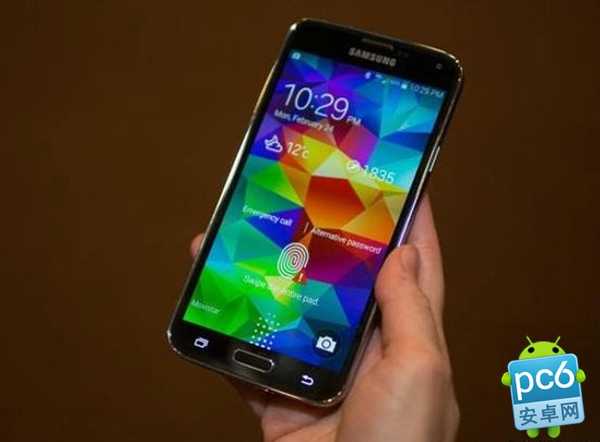 Galaxy S5指纹解锁怎么用1