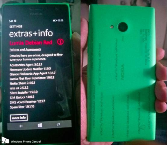 诺基亚自拍手机Lumia 730谍照曝光1