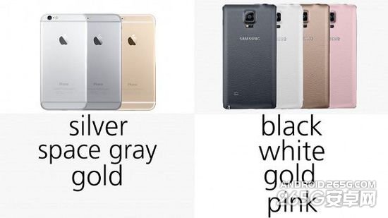 苹果iPhone6与三星Galaxy Note4对比如何？4