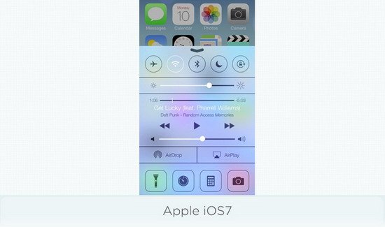 苹果iOS 7、三星TouchWiz界面PK6