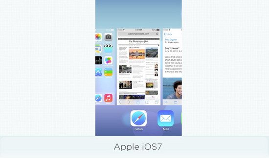 苹果iOS 7、三星TouchWiz界面PK9