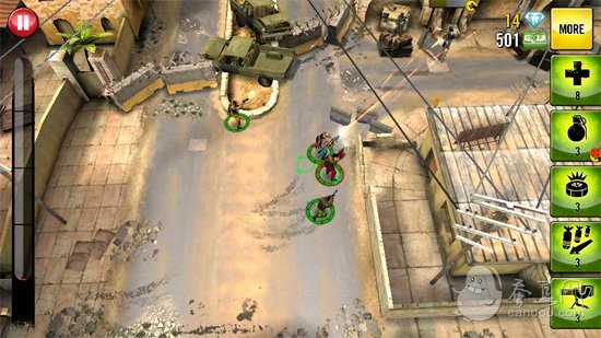 《4人佣兵团》试玩:3D俯视角射击游戏2