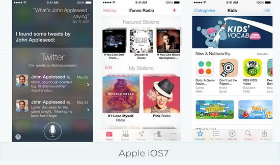 苹果iOS 7、三星TouchWiz界面PK18