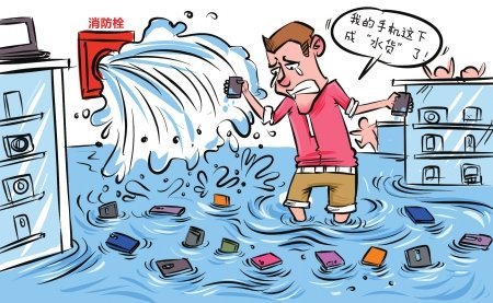 手机进水爆米花来吸水1