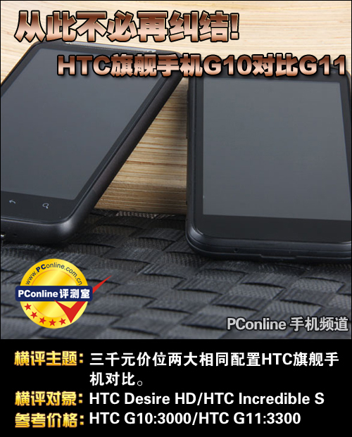 HTC旗舰手机 G10对比G111