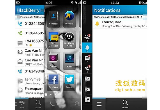黑莓10用户界面及应用截图曝光：含Siri式语音助手7