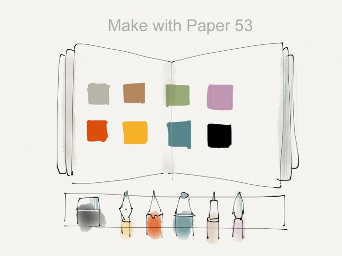 Make with Paper 53 绘画技巧分享1