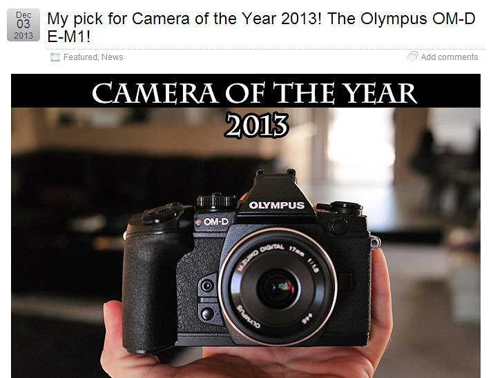 2013年最有代表性的相机和镜头20