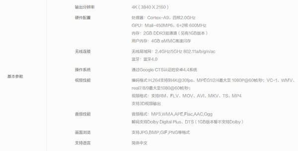 小米盒子1GB增强版有什么不一样3