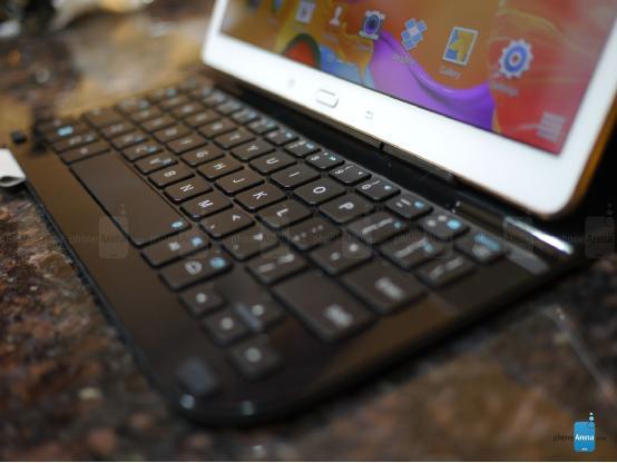Galaxy Tab S 10.5罗技蓝牙键盘保护壳上手3