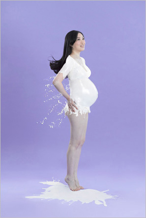 高速摄影拍出性感“牛奶裙”5