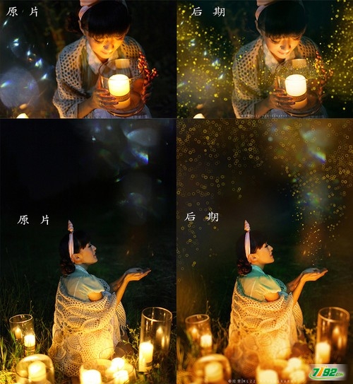 夜间如何拍出梦幻的森系童话人像4