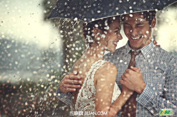 雨中拍摄婚纱照的5个要决1