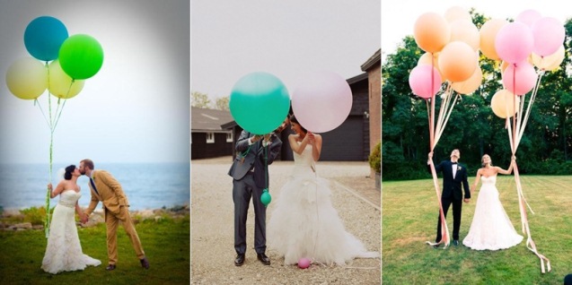 如何使用气球让婚纱摄影更精彩9