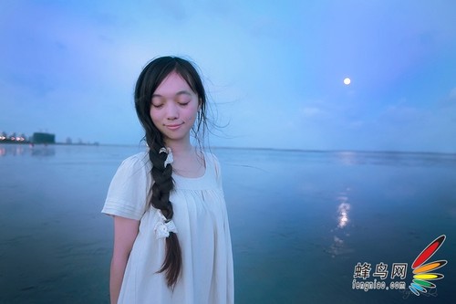 如何在月光下拍好唯美少女人像12