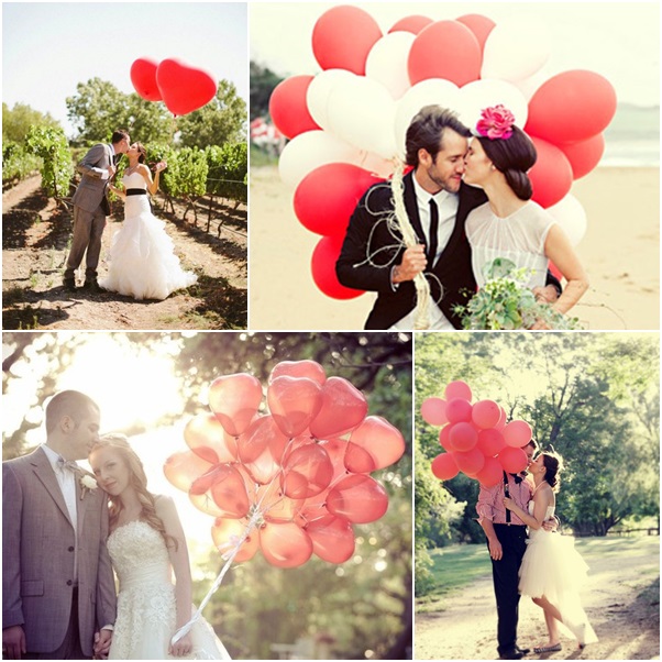 如何使用气球让婚纱摄影更精彩2