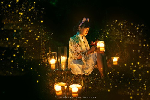 夜间如何拍出童话梦幻的森系复古的照片2