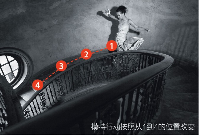 【人像摄影技巧】如何拍摄回旋楼梯的创意人像1