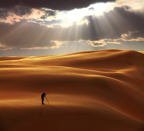 沙漠中如何拍摄才能得到更美的画面3