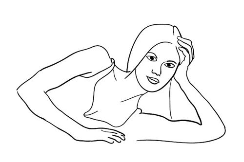 图解21个女模特拍摄姿势：让你拍好人像摄影5