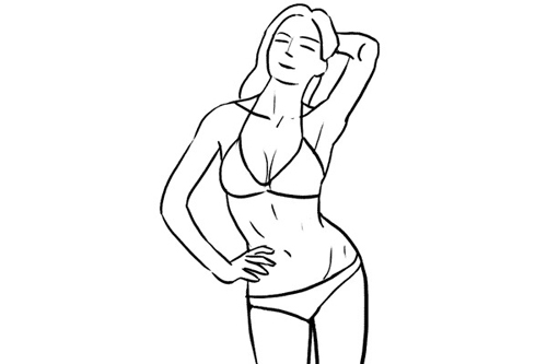 图解21个女模特拍摄姿势：让你拍好人像摄影20