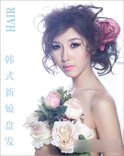 2014韩式新娘专款发型4