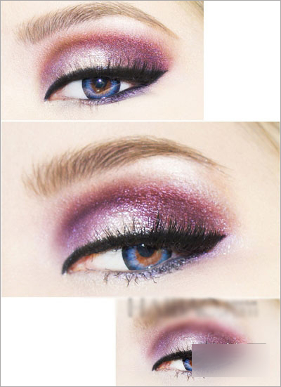 《冰雪奇缘》Elsa优雅紫色眼妆2