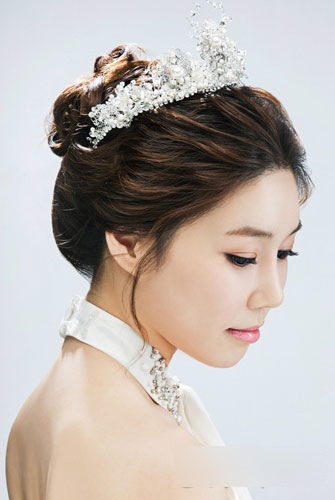 韩式新娘盘发6