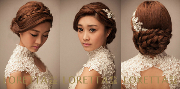 五款不同风格的新娘发型3