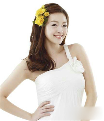 唯美浪漫韩式新娘发型2