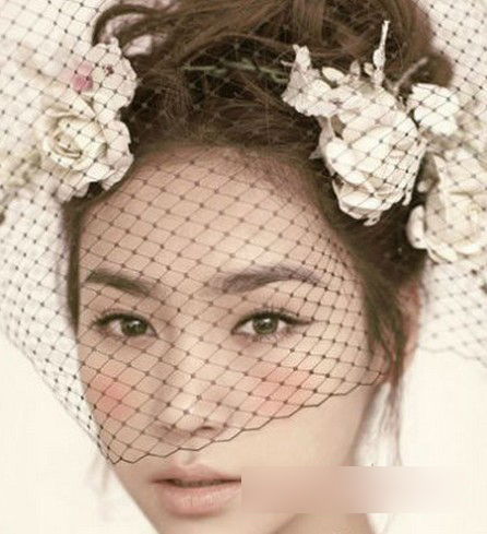 童话里的公主韩式精致新娘妆1